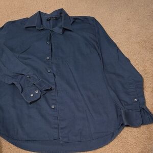 Axust Men's Navy Blue Shirt, Medium